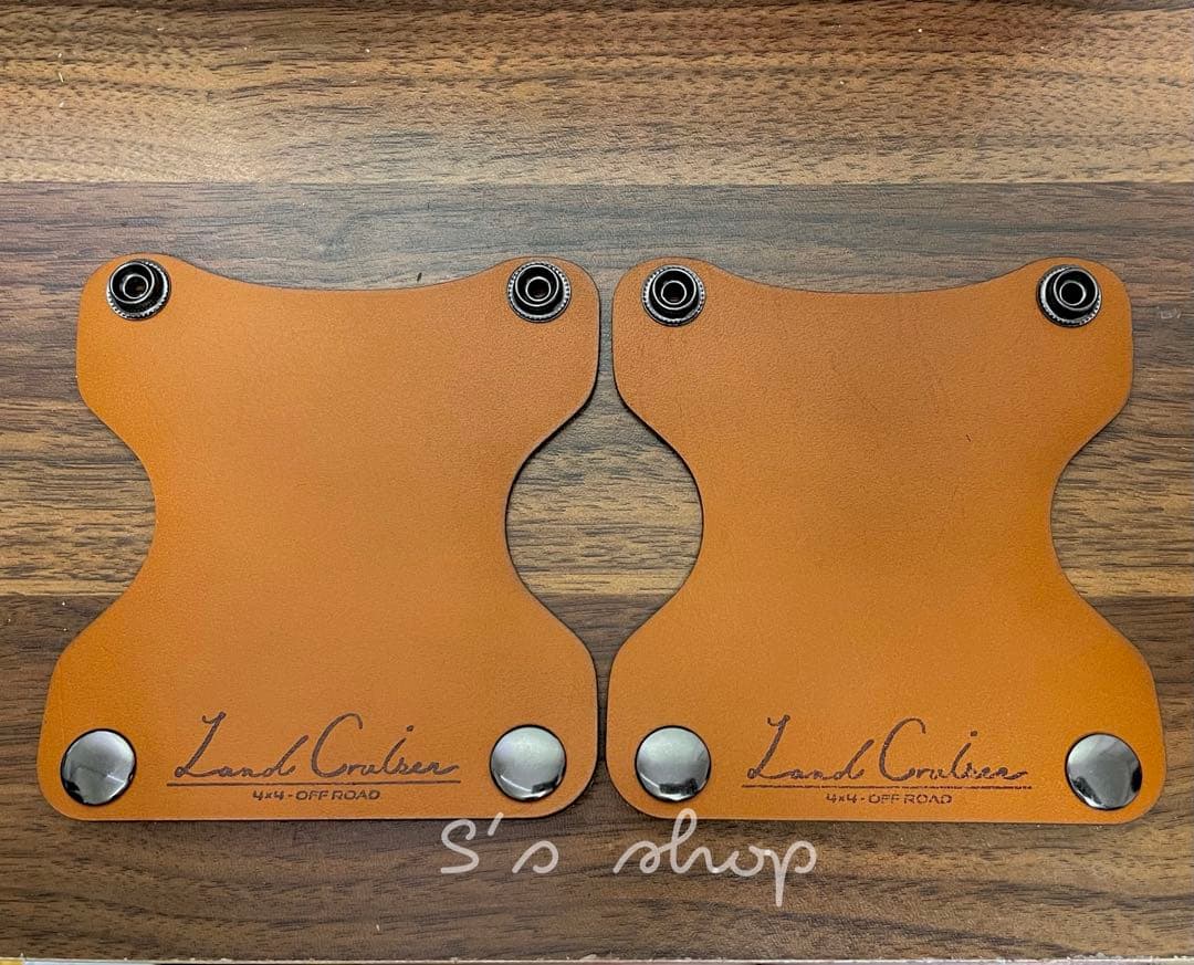 【lambo専用】本革アシストグリップカバー　Ａピラー用＆サイド用セット