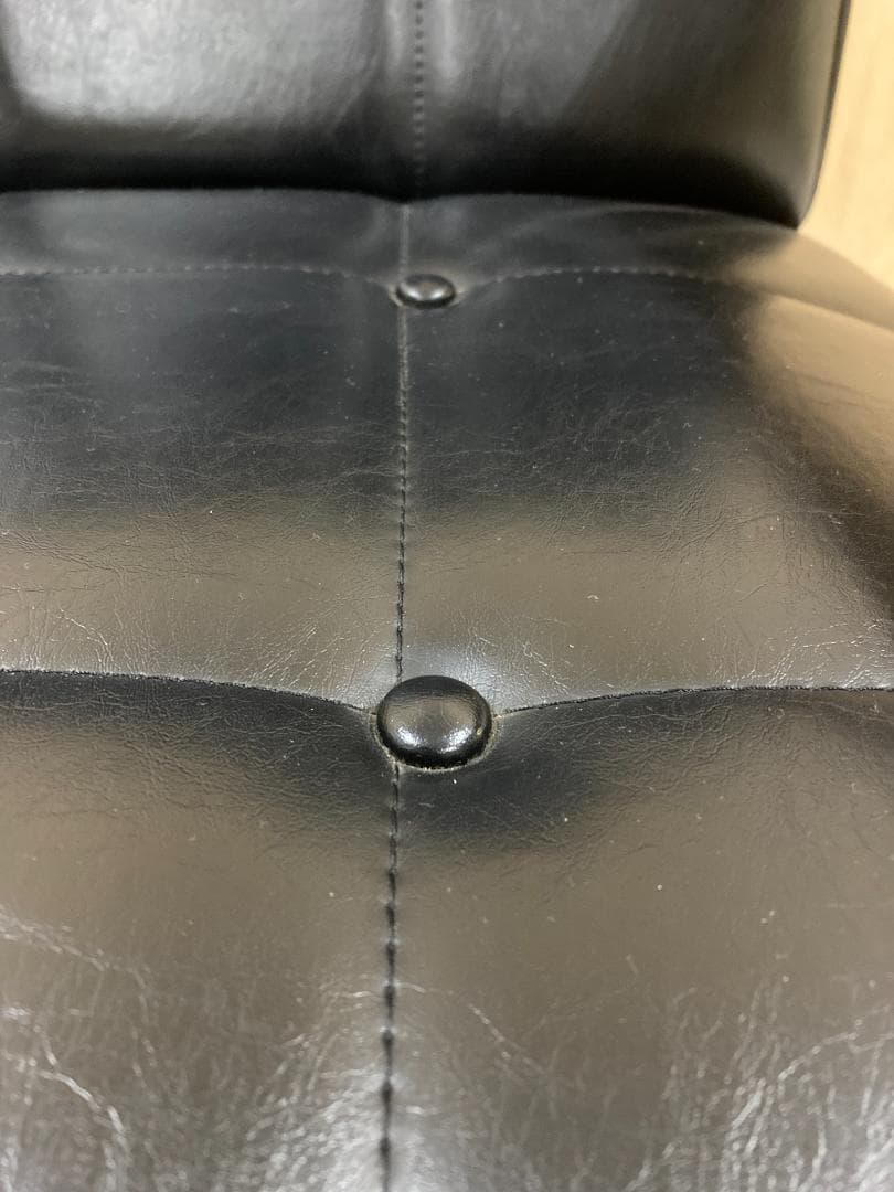 【カリモク】Kチェア スタンダードブラック ワイドアーム 1Pソファ B