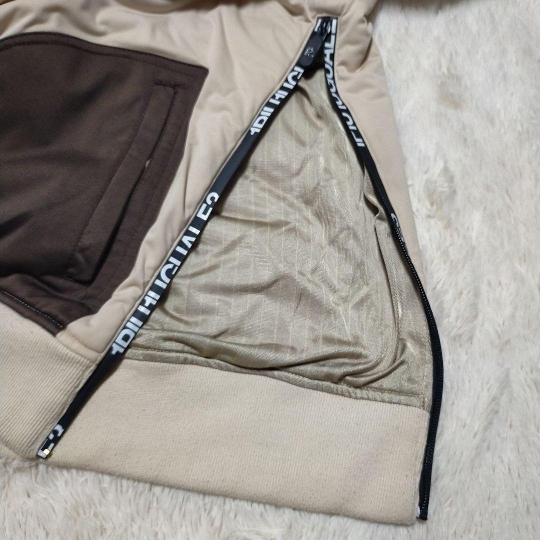 1PIU1UGUALE3 GOLF CRAZY SNEEDJACK 茶 白 M