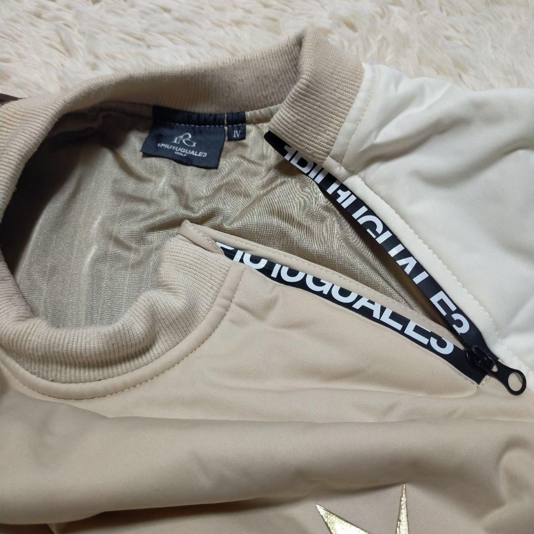 1PIU1UGUALE3 GOLF CRAZY SNEEDJACK 茶 白 M