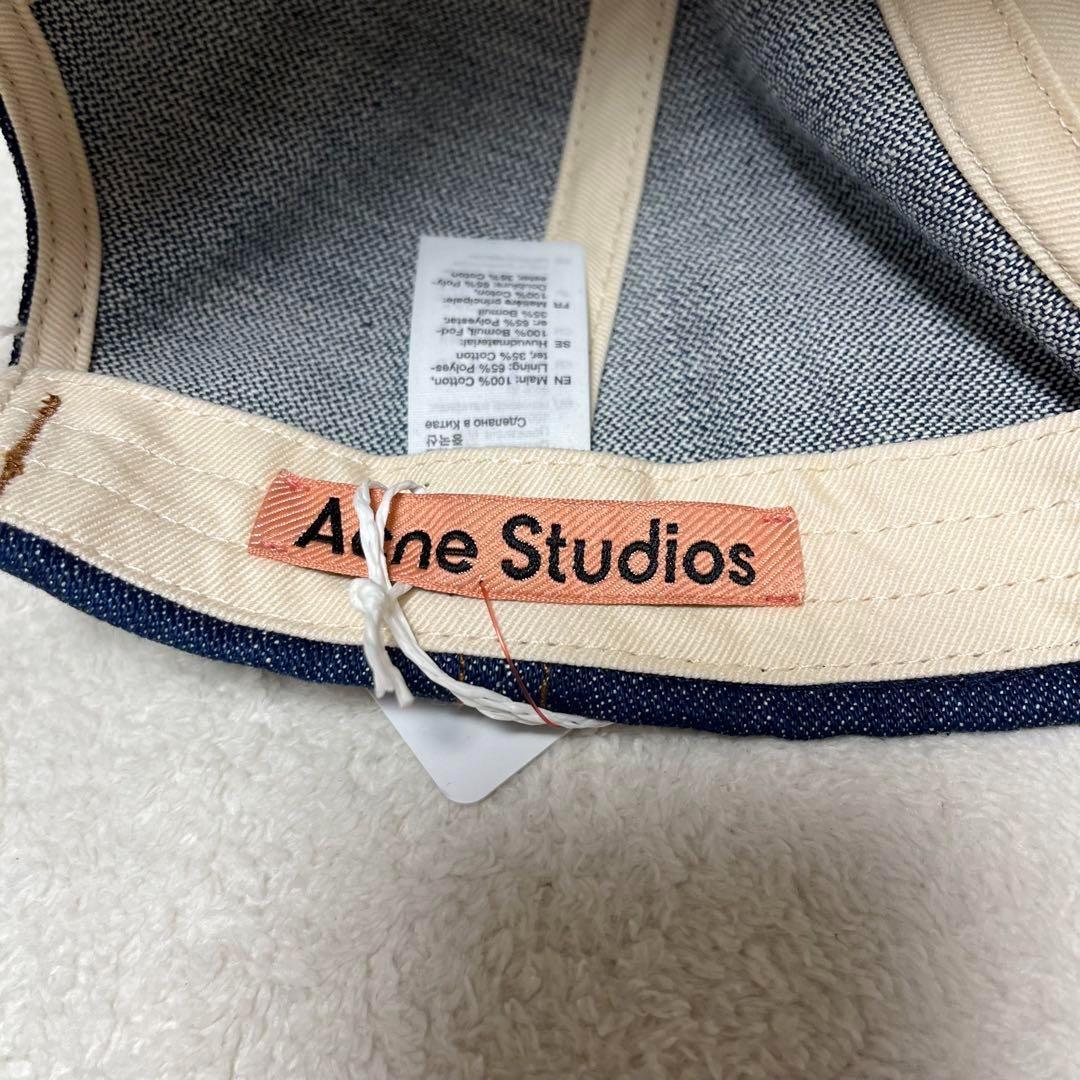 新品未使用 Acune Studious キャップ帽子 デニム