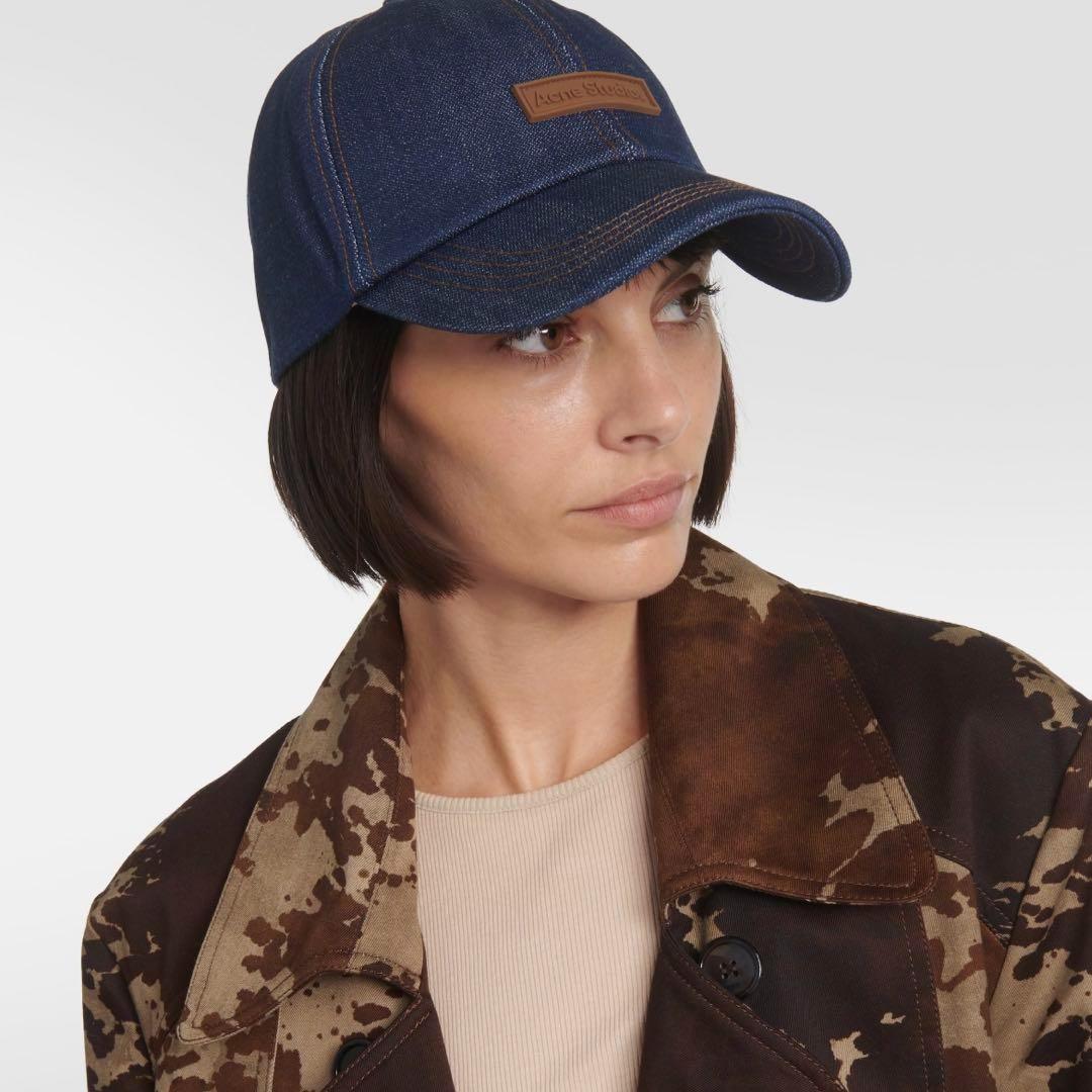 新品未使用 Acune Studious キャップ帽子 デニム