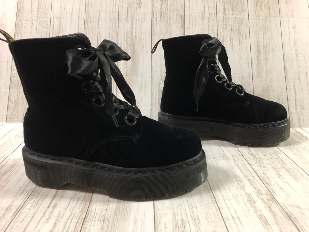 ドクターマーチン☆☆ＭＯＬＬＹ☆☆超厚底ダブルソール