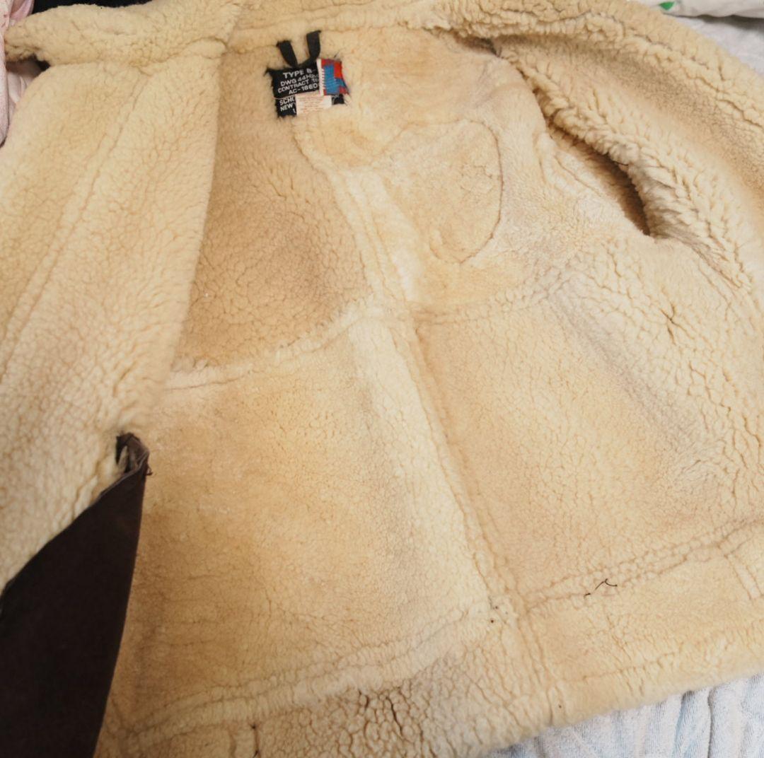 SCHOTT BROS. TYPE B-3 ムートン ボンバージャケット 38