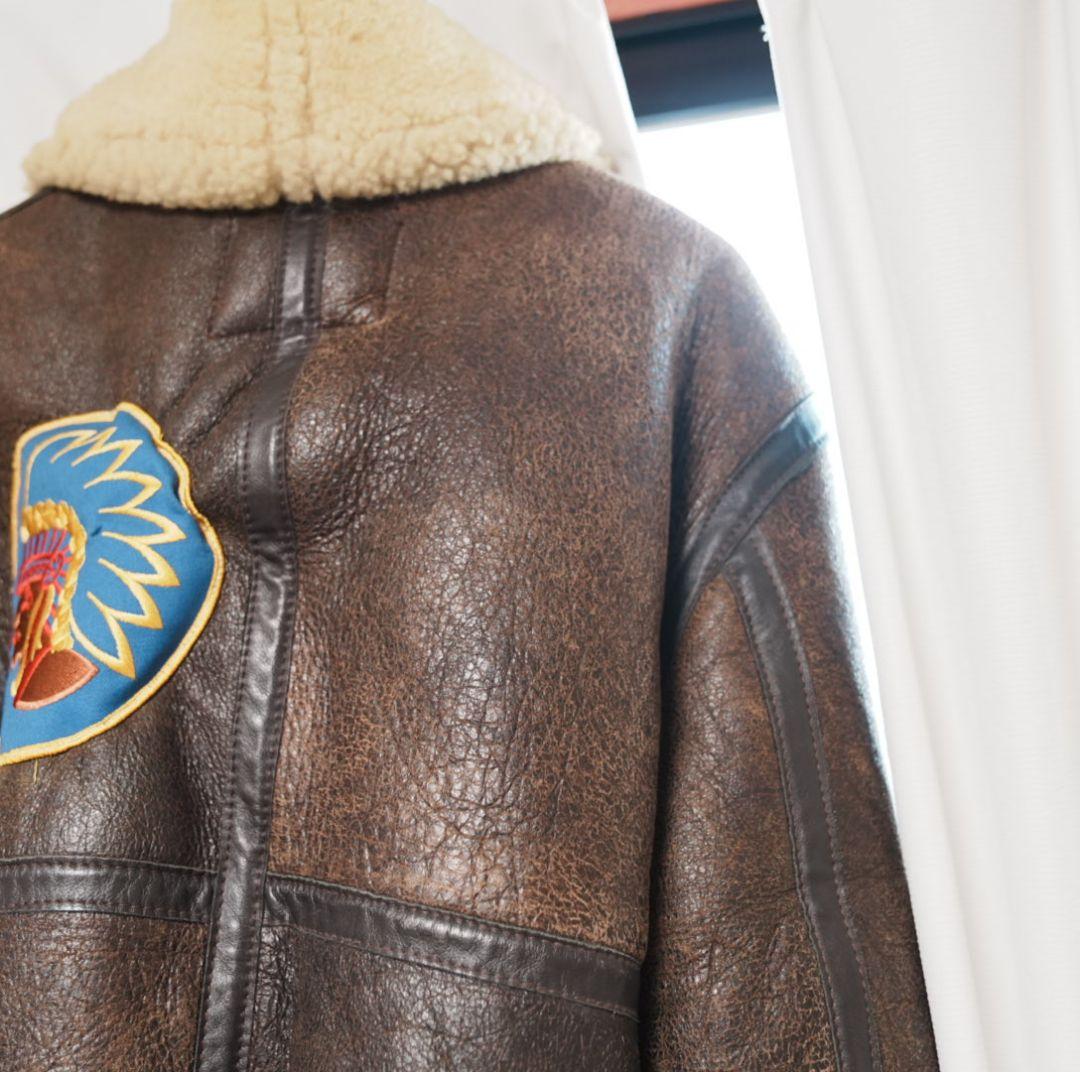 SCHOTT BROS. TYPE B-3 ムートン ボンバージャケット 38