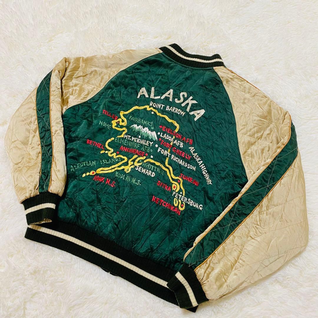 JOHNBULL ジョンブル ALASKA スカジャン ビンテージ 別珍 シルク
