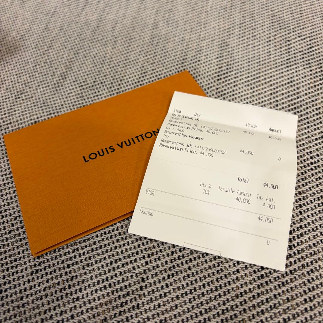 [美品]LOUIS VUITTON ゴールド LVロゴ ピアス(片耳用)