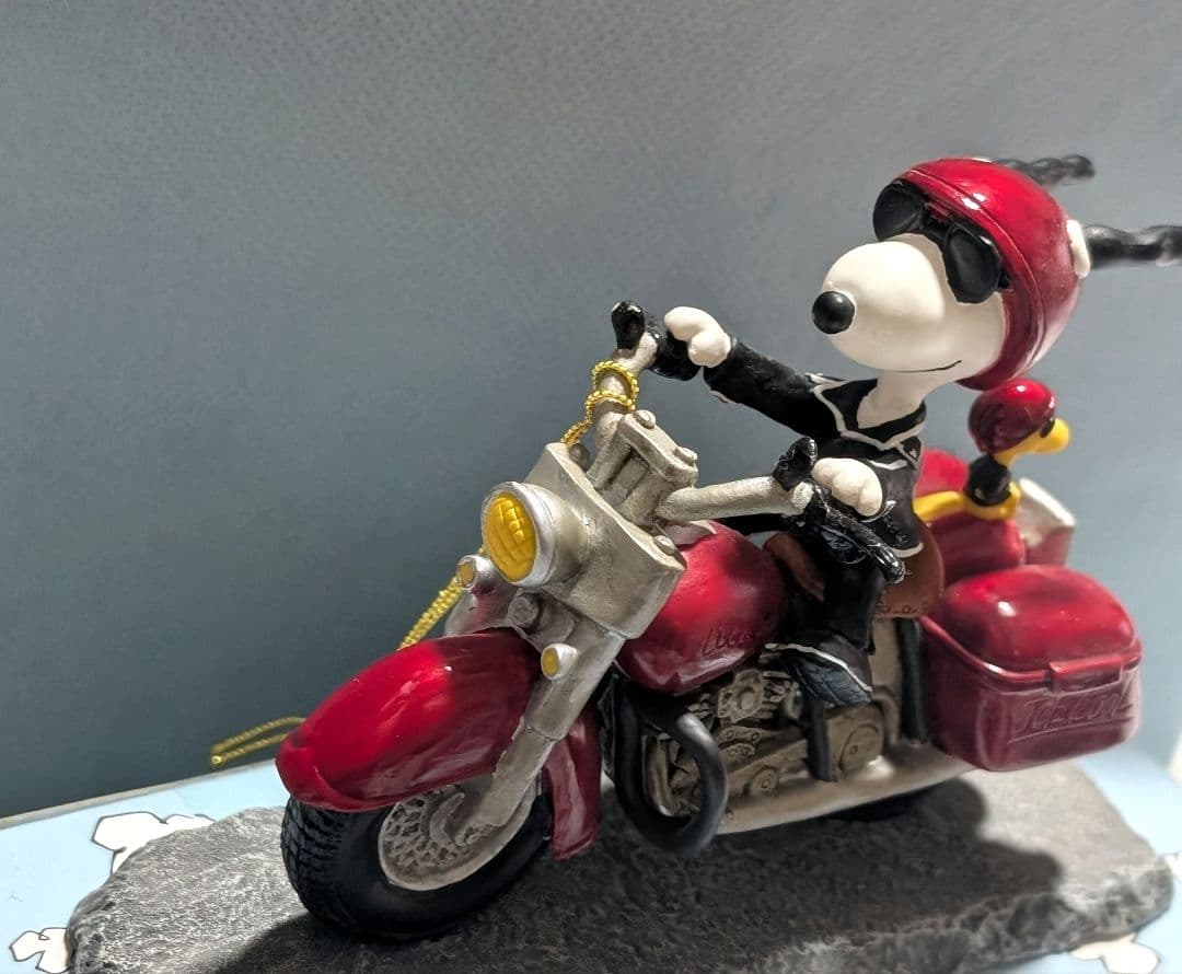 希少！SNOOPY　ジョー・クール　モーターサイクル　タグ付き未使用　レトロ
