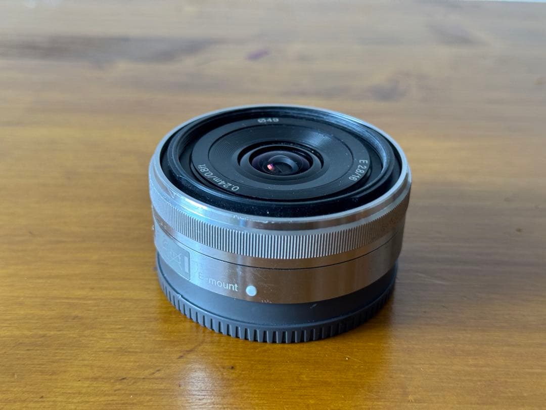 SONY E 16mm F2.8 ＋可変NDフィルター付き