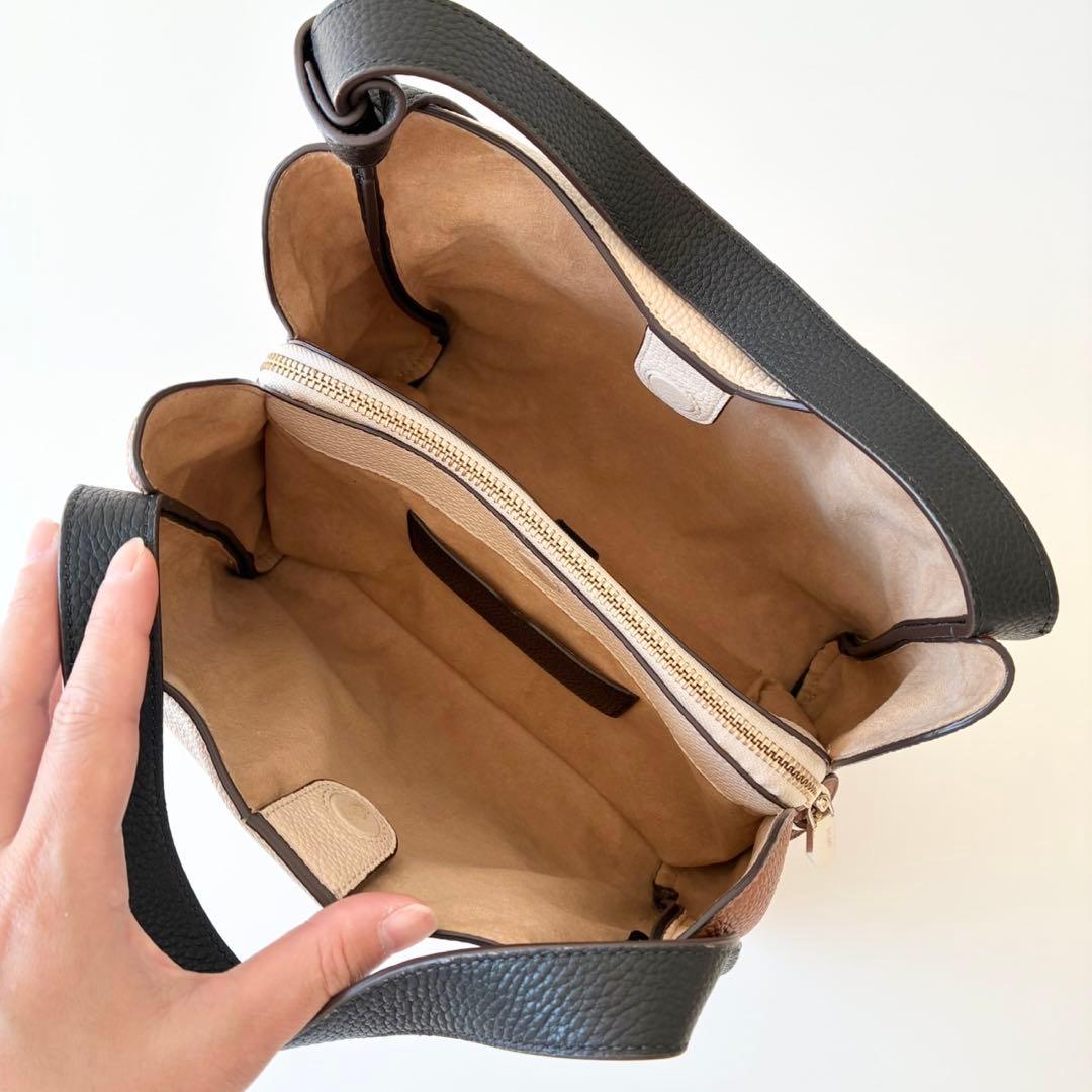 【極美品】kate spade 2way ハンドバッグ ノット カラーブロック