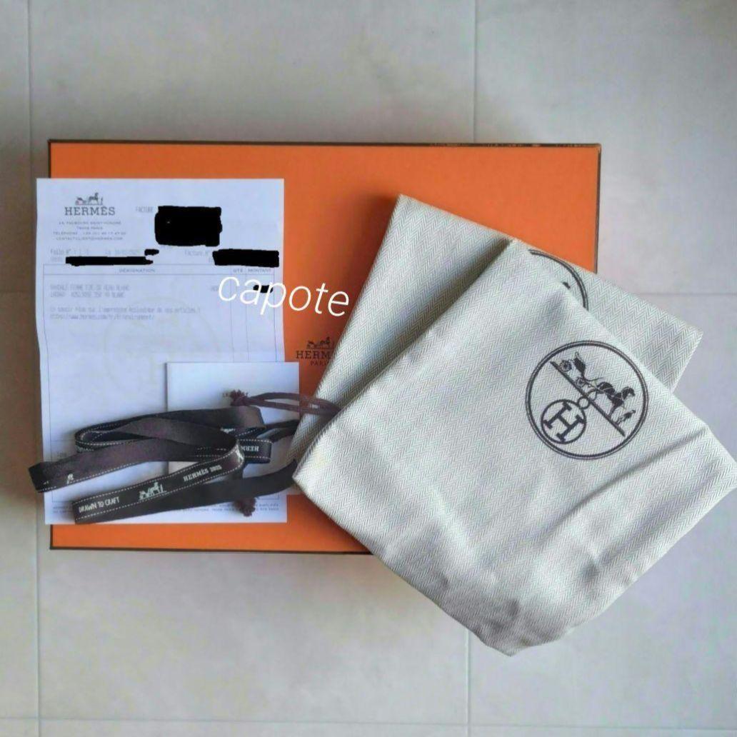 HERMES エルメス サンダル エズ ホワイト サイズ35