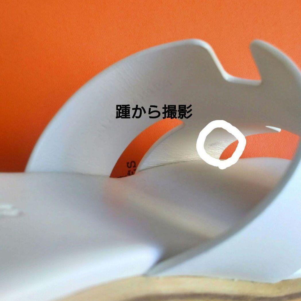 HERMES エルメス サンダル エズ ホワイト サイズ35