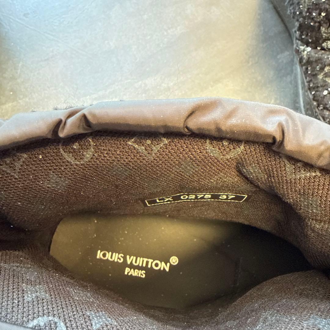 ルイヴィトンラメ黒ブーツ 37yamapuさん専用です