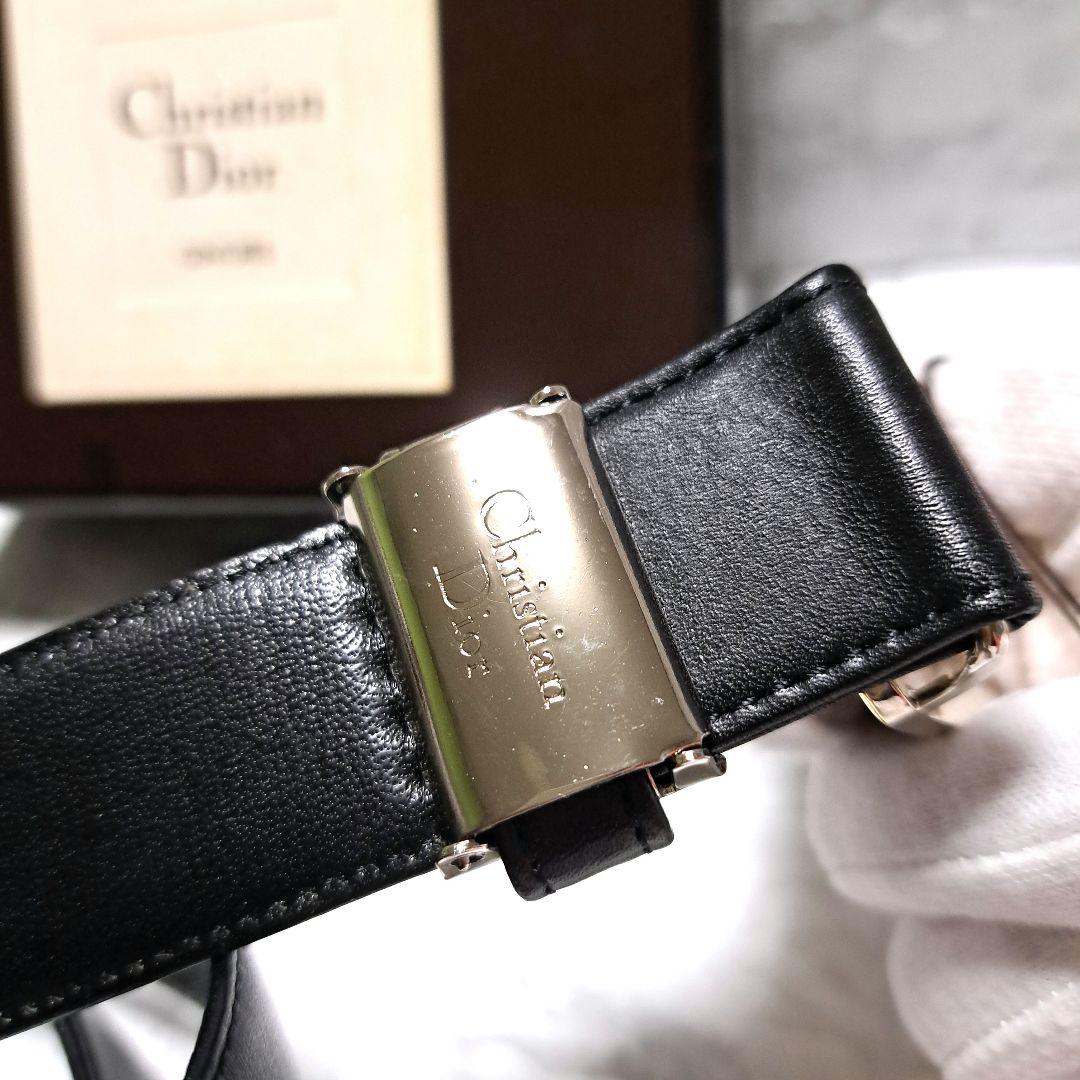✨️新品未使用✨️Christian Dior ディオール黒 ベルト専用 箱付