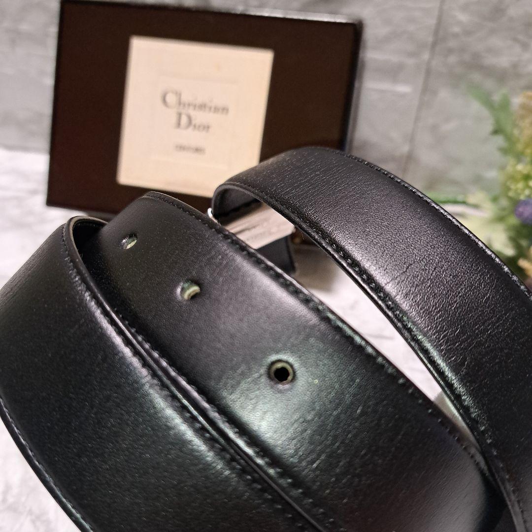✨️新品未使用✨️Christian Dior ディオール黒 ベルト専用 箱付