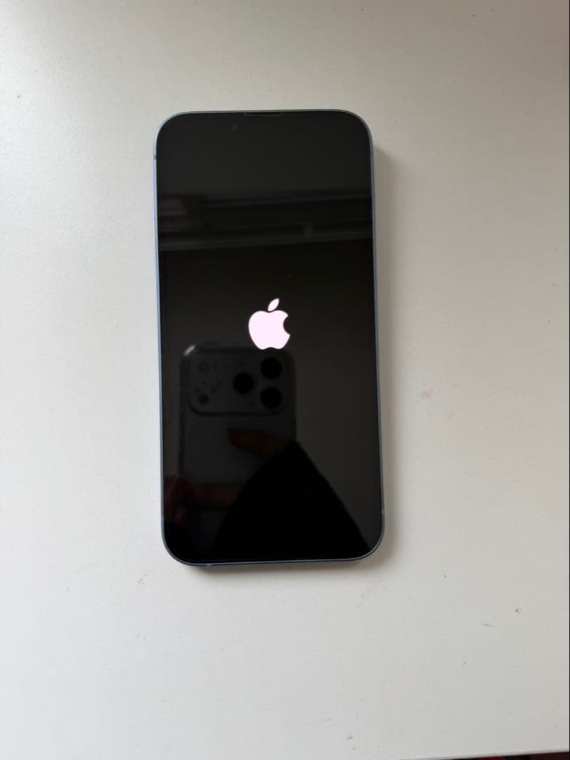 Apple スマートフォン 本体 青