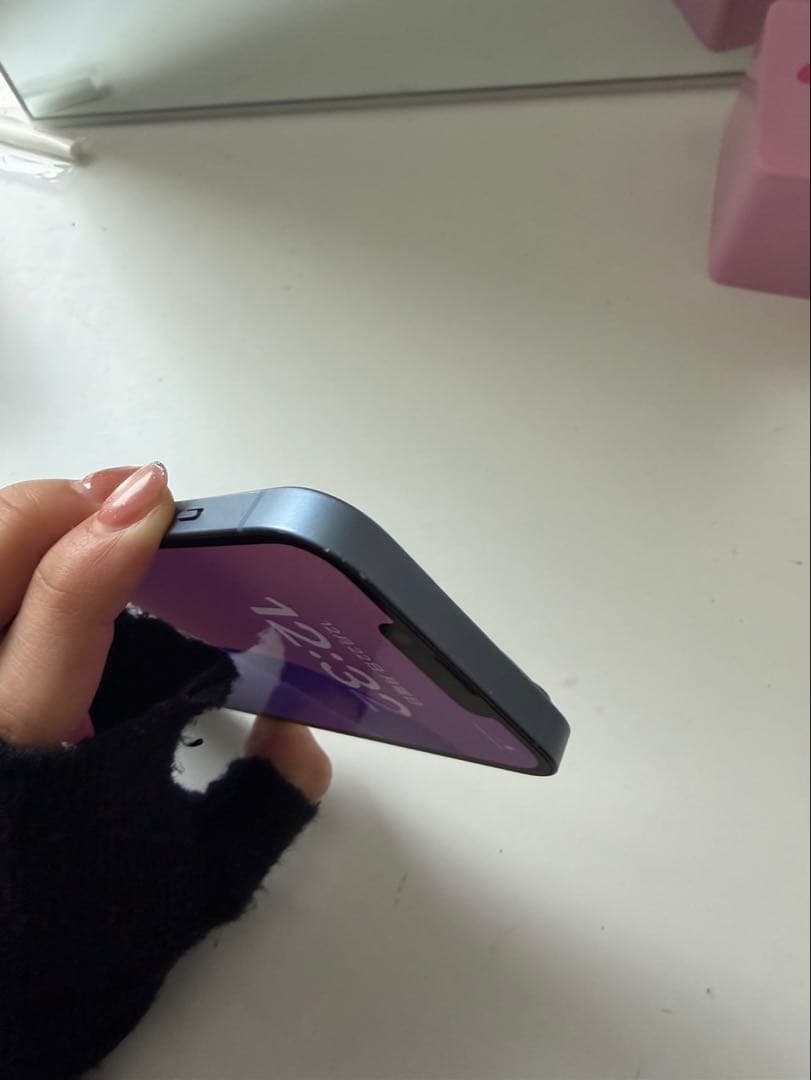 Apple スマートフォン 本体 青