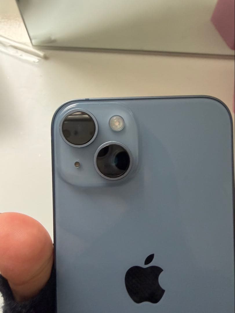 Apple スマートフォン 本体 青