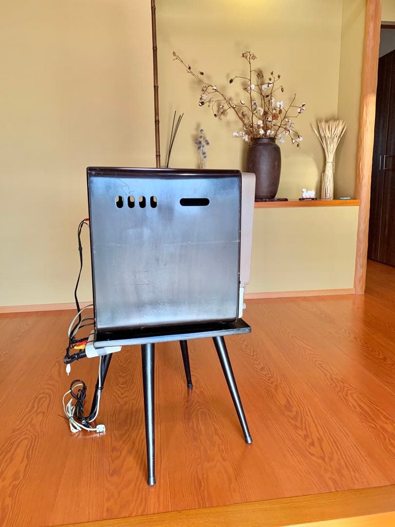 整備済み(地デジ対応) ナショナル ブラウン管テレビ 白黒テレビ 昭和レトロ