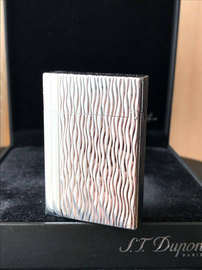 開閉音 良い音　デュポン　ガスライター　波模様　ギャッツビー　ライン2s