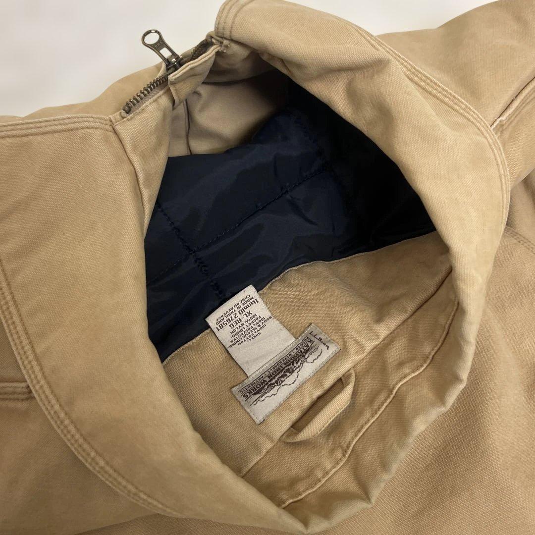 【希少】エルエルビーン　ダック　ジャケット　カタディンアイアンワークス　ベージュ