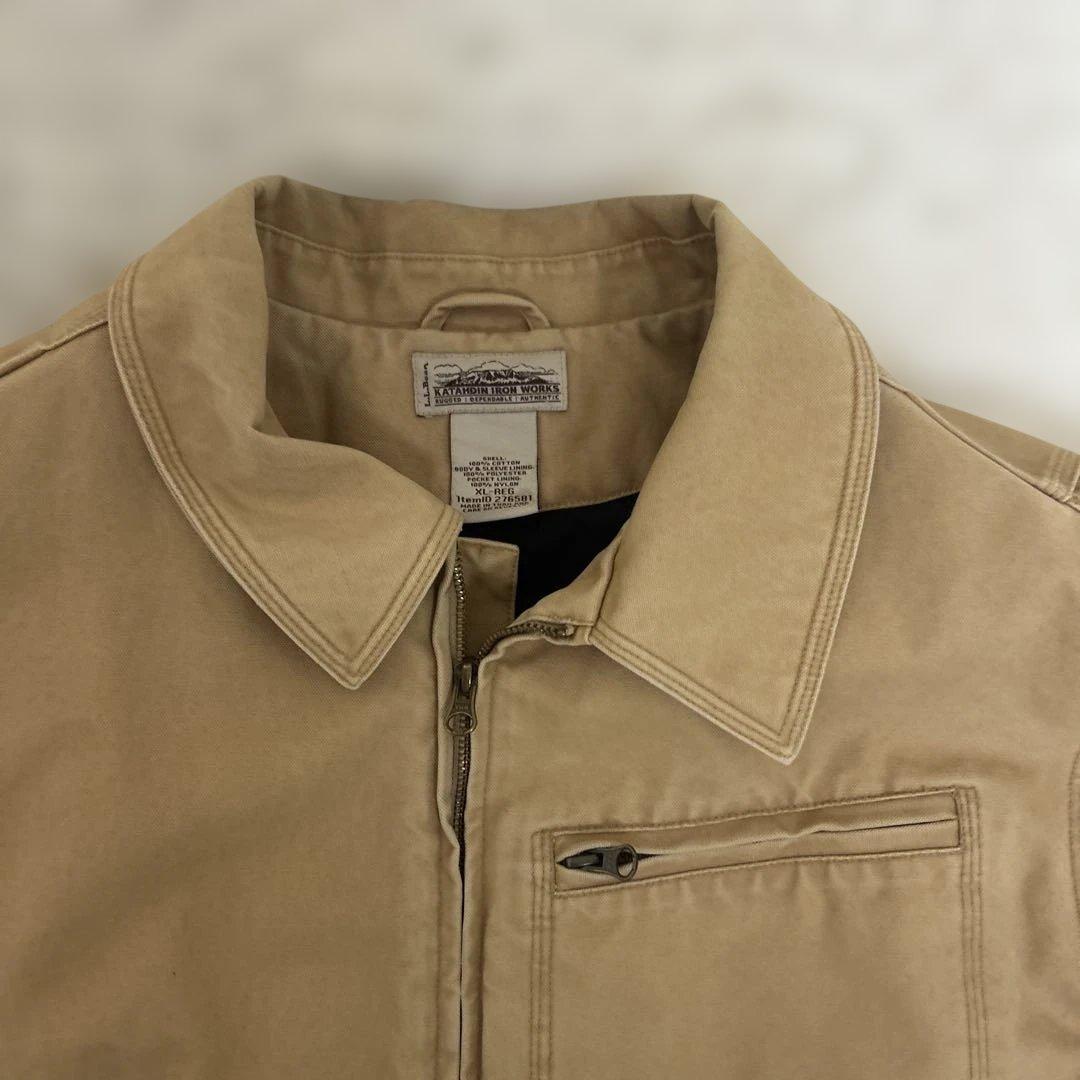 【希少】エルエルビーン　ダック　ジャケット　カタディンアイアンワークス　ベージュ