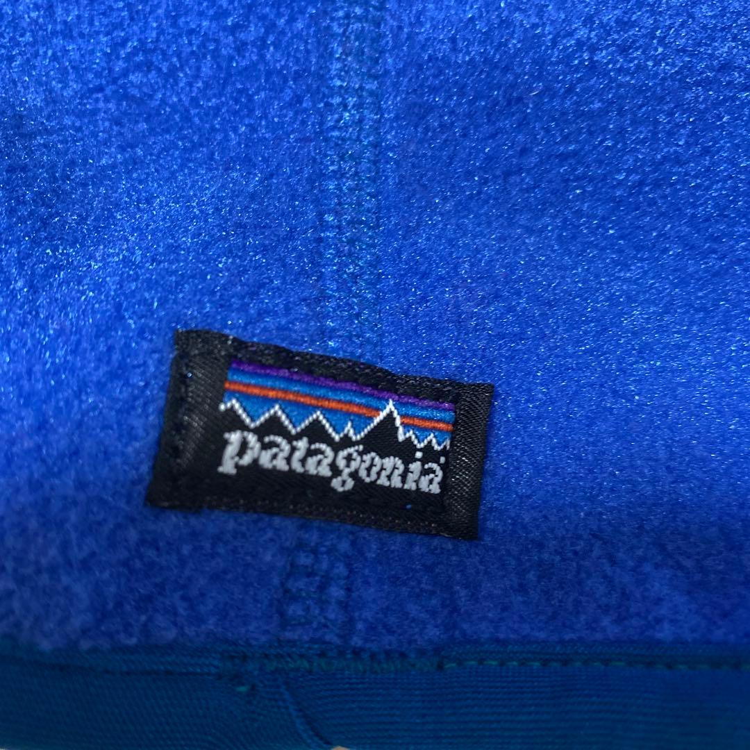 Patagonia ほぼ未使用品　フリース ネックウォーマー 青　90s ブルー