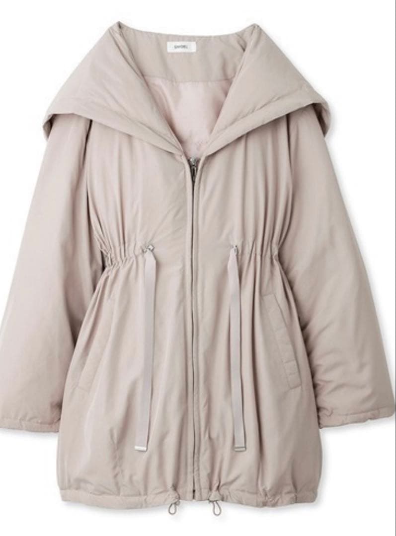 【新品未使用タグ付き】SNIDEL 西川モッズダウンコート ピンクベージュ