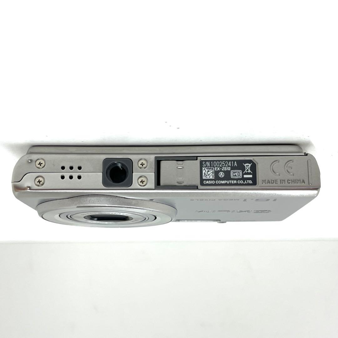 CASIO EXILIM EX-ZS12 デジタルカメラ シルバー
