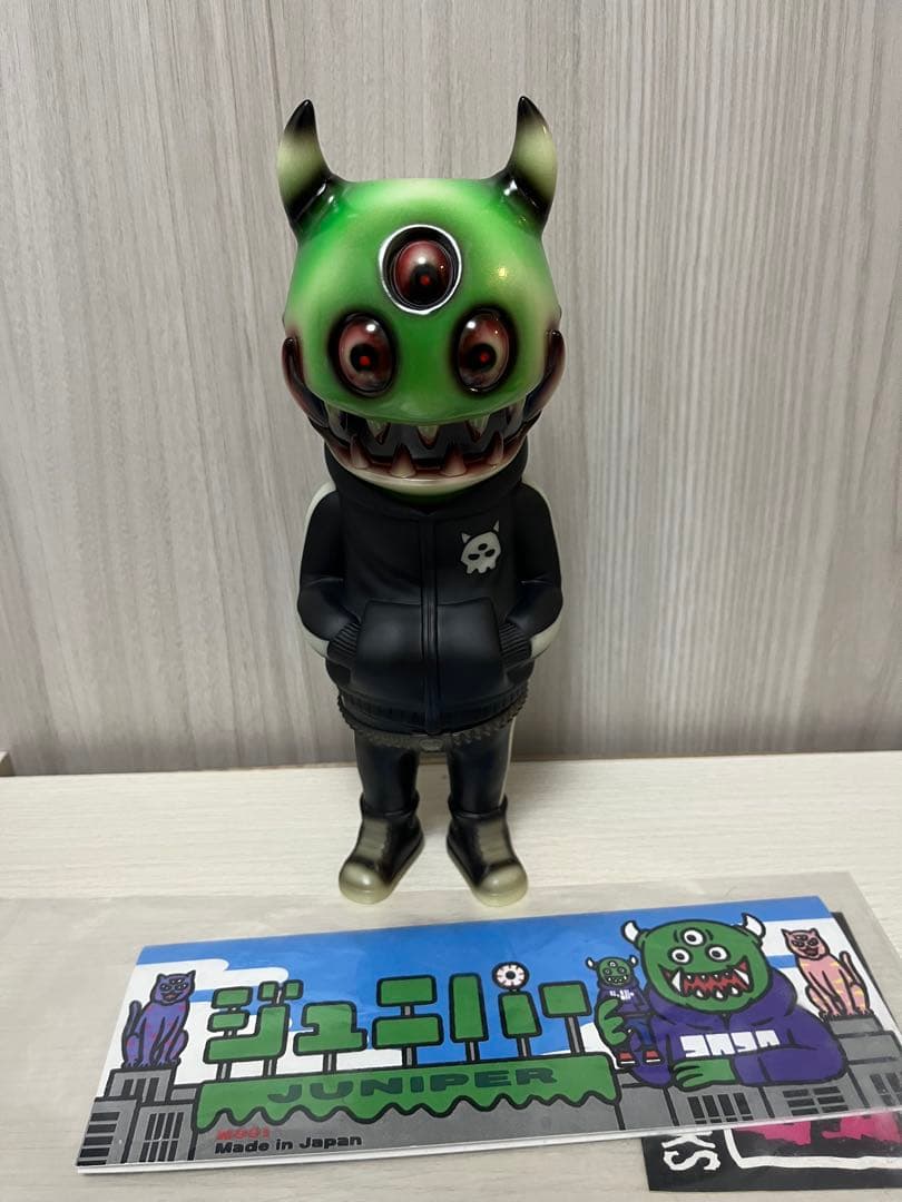 Nekomata worksネコマタワークス ジュニパー ソフビ 蓄光 ブラック