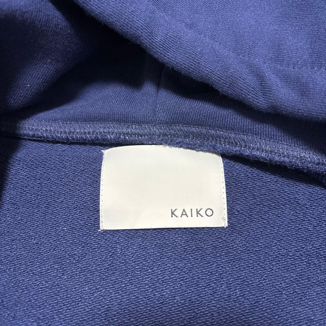 トップス KAIKO Double zip parka NAVY