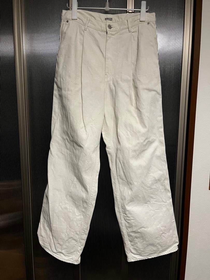 kaiAURALEEオーラリーDENIM WIDE SLACKS