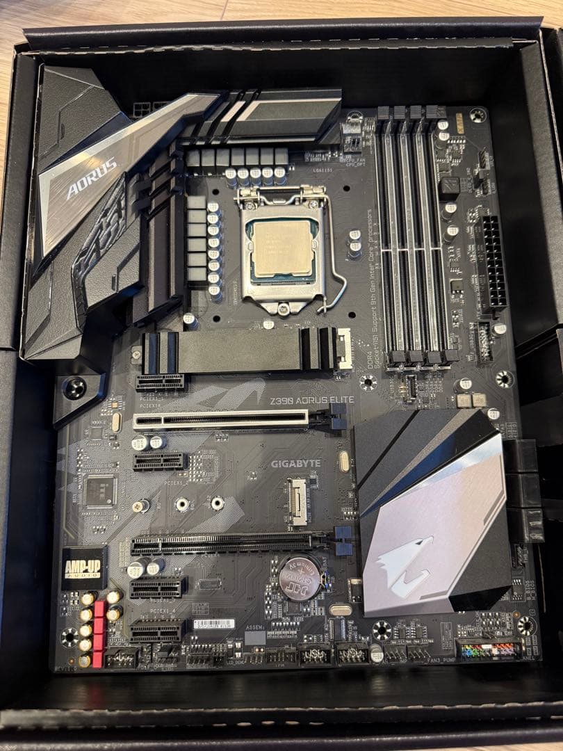 マザーボード Z390 AORUS ELITE + Intel Core I9-9900K
