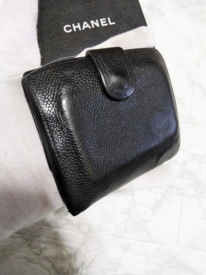 【綺麗】シャネル キャビア ココマーク 財布