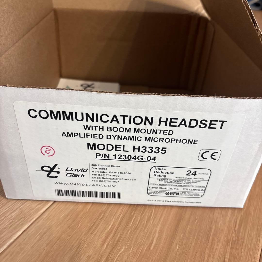 David Clark H3335 有線ヘッドセット