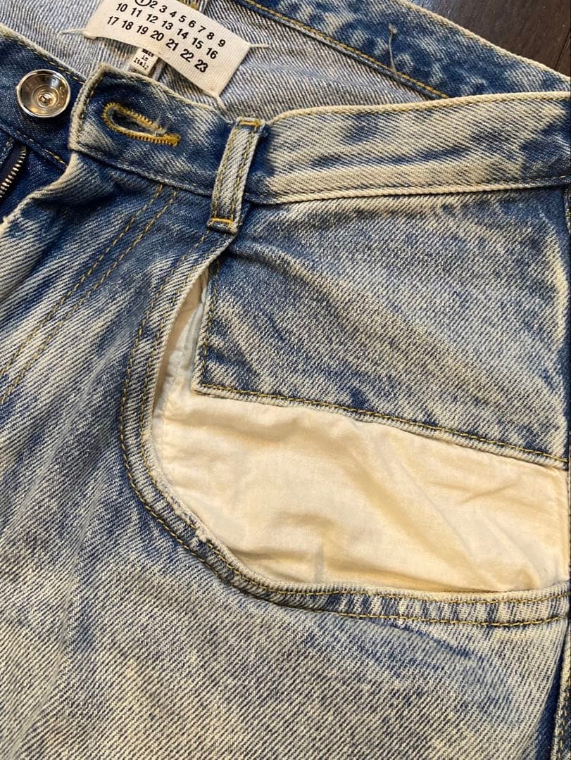 Maison Margiela メゾンマルジェラ　コントラストポケット　デニム