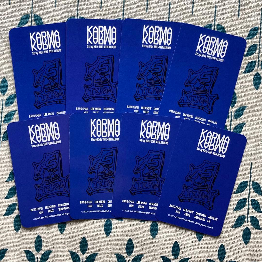 Straykids KARMA POPUP ユニフォーム セット全員8枚
