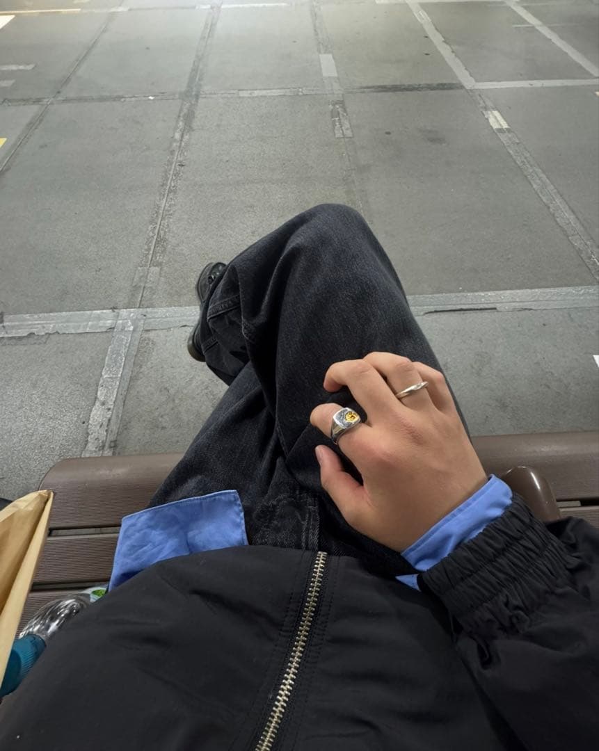 TOM WOOD リング　ブラックダイヤモンド