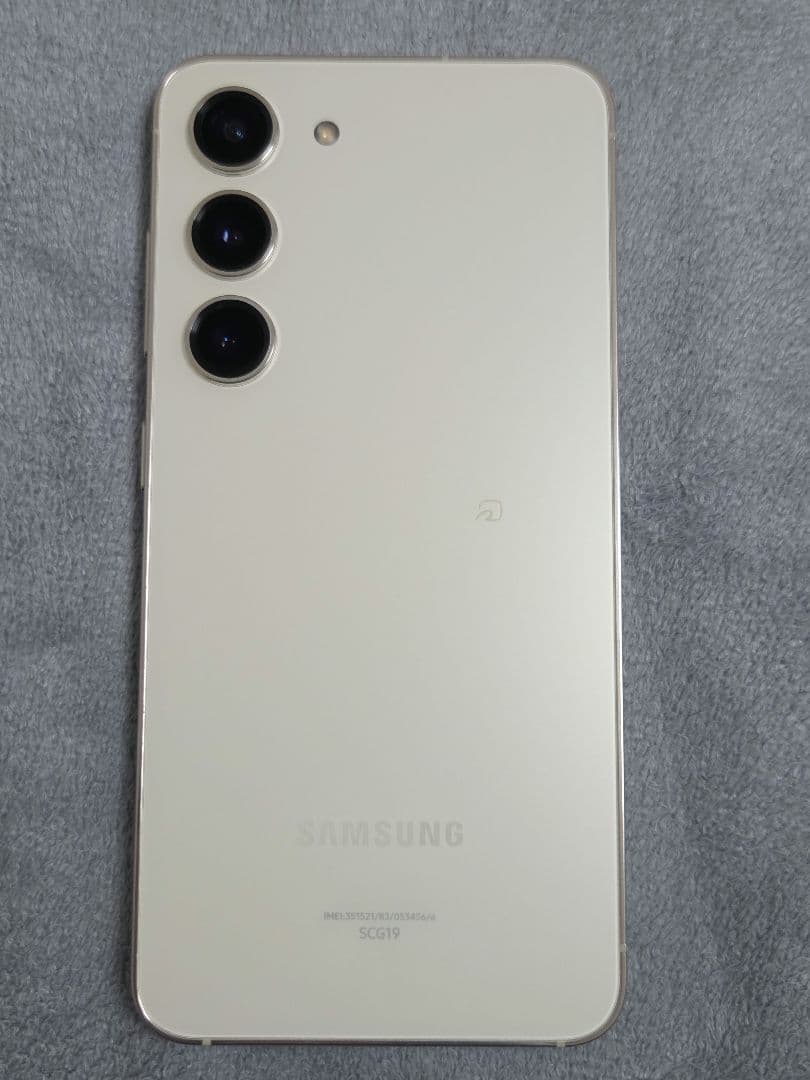 Galaxy s23 au版SIMフリー クリーム