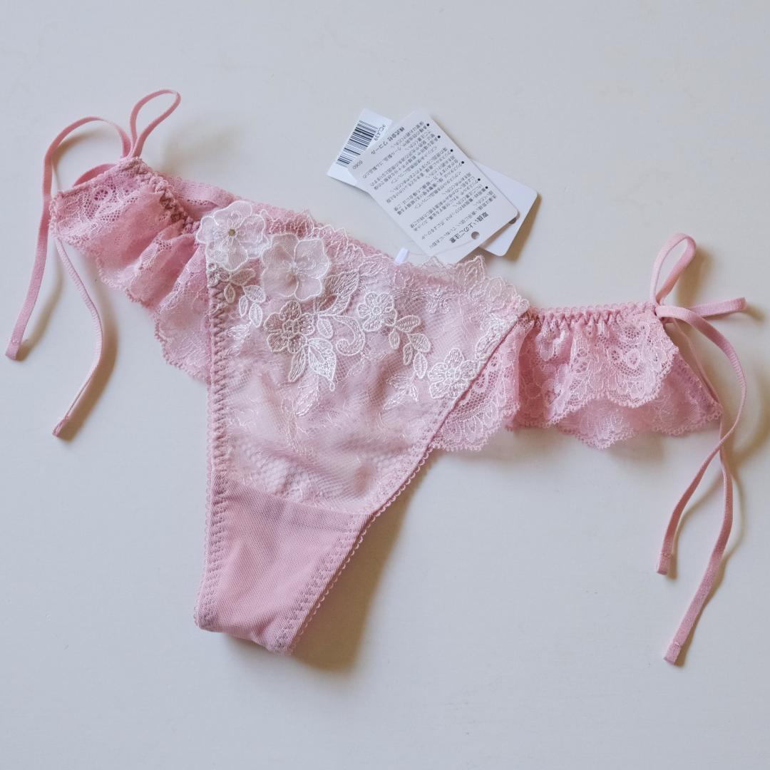 パルファージュ39S♪ブラE70&ショーツM ひも ワコール新品