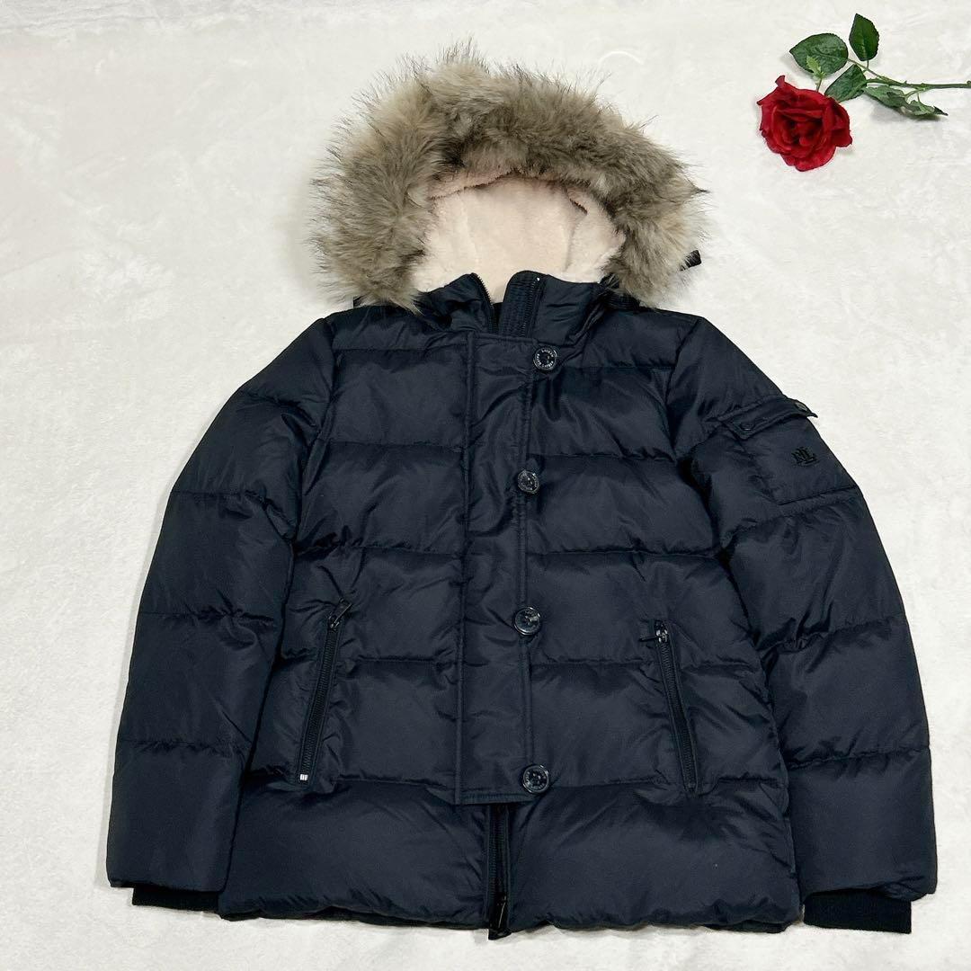 未使用✨　現行品✨　ラルフローレン　ダウンジャケット　ファー　ブラック　黒