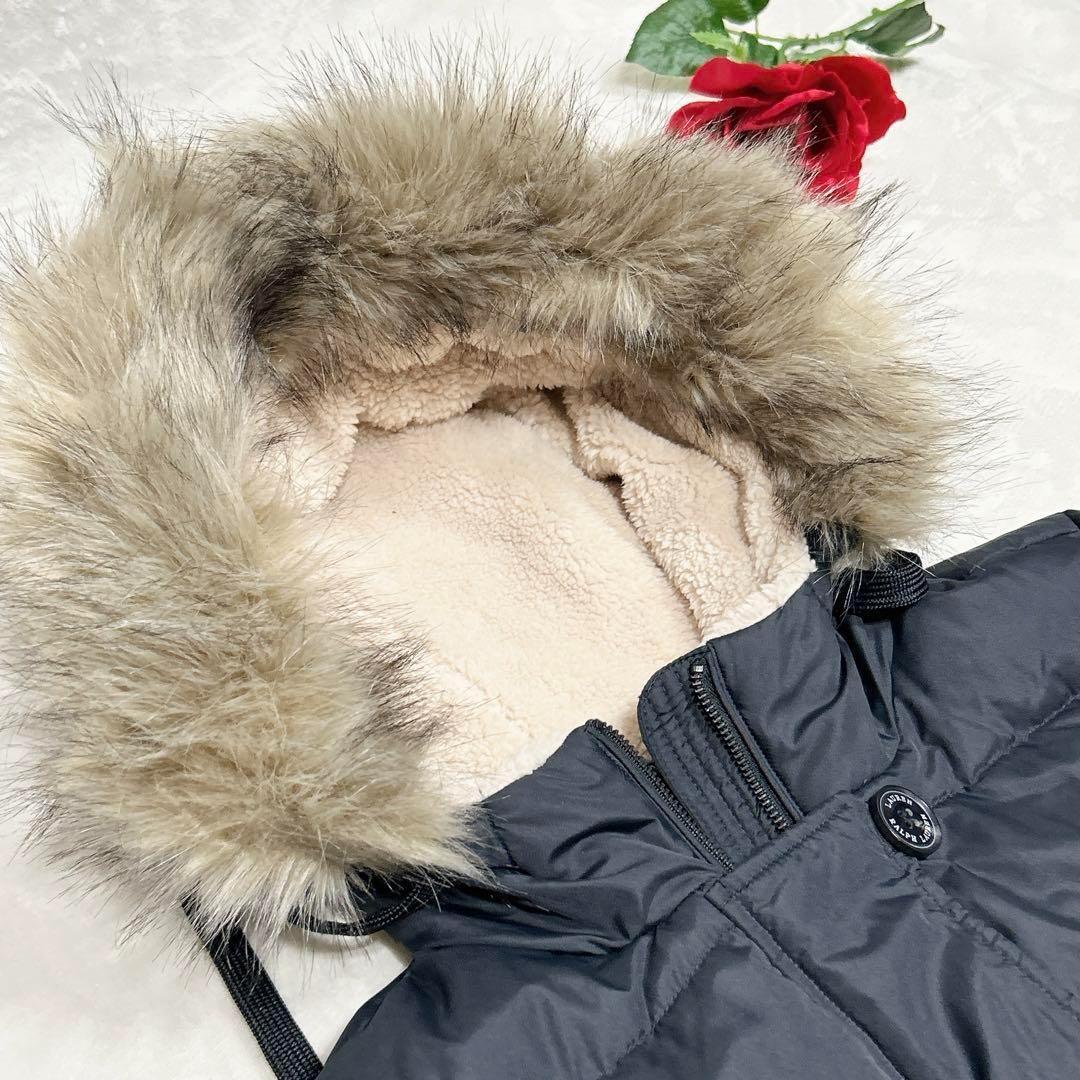 未使用✨　現行品✨　ラルフローレン　ダウンジャケット　ファー　ブラック　黒