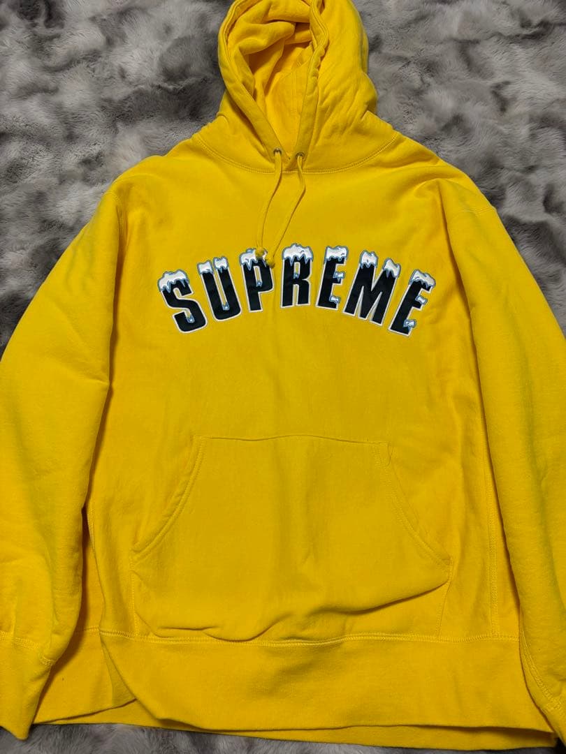 SUPREME パーカー良品サイズ不明