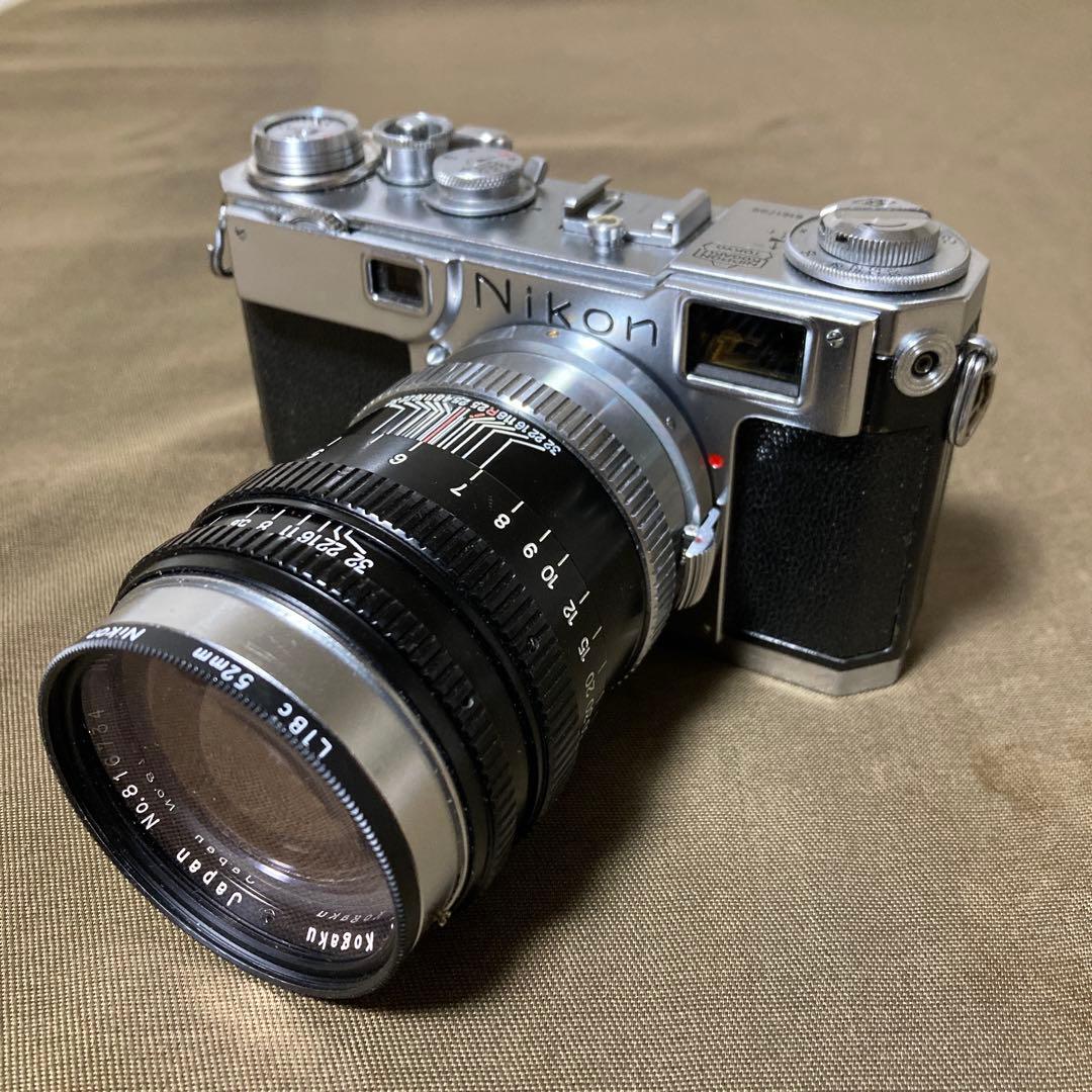 Nikon S2 レンジファインダーカメラ　レンズセット