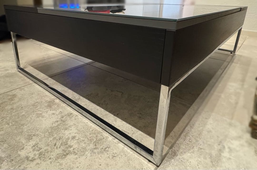 BoConcept⭐︎モダン ブラック センターテーブル/収納スペース付き