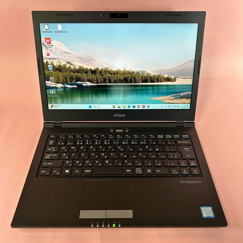 エプソンノートPC i5 SSD256GB メモリ16GB Win11 カメラ付
