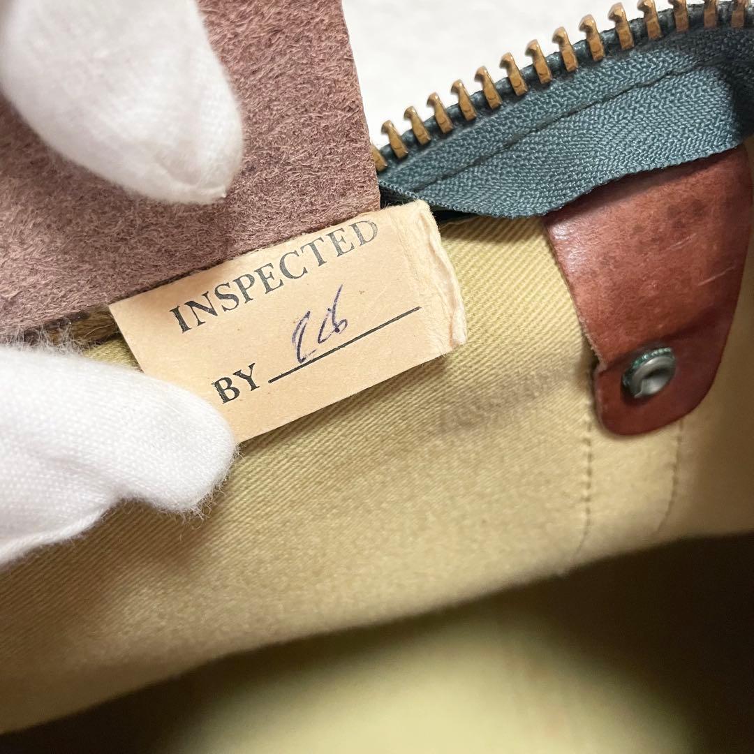 ポロラルフローレン☆2wayボストンバッグ グリーンチェック 大容量 南京錠