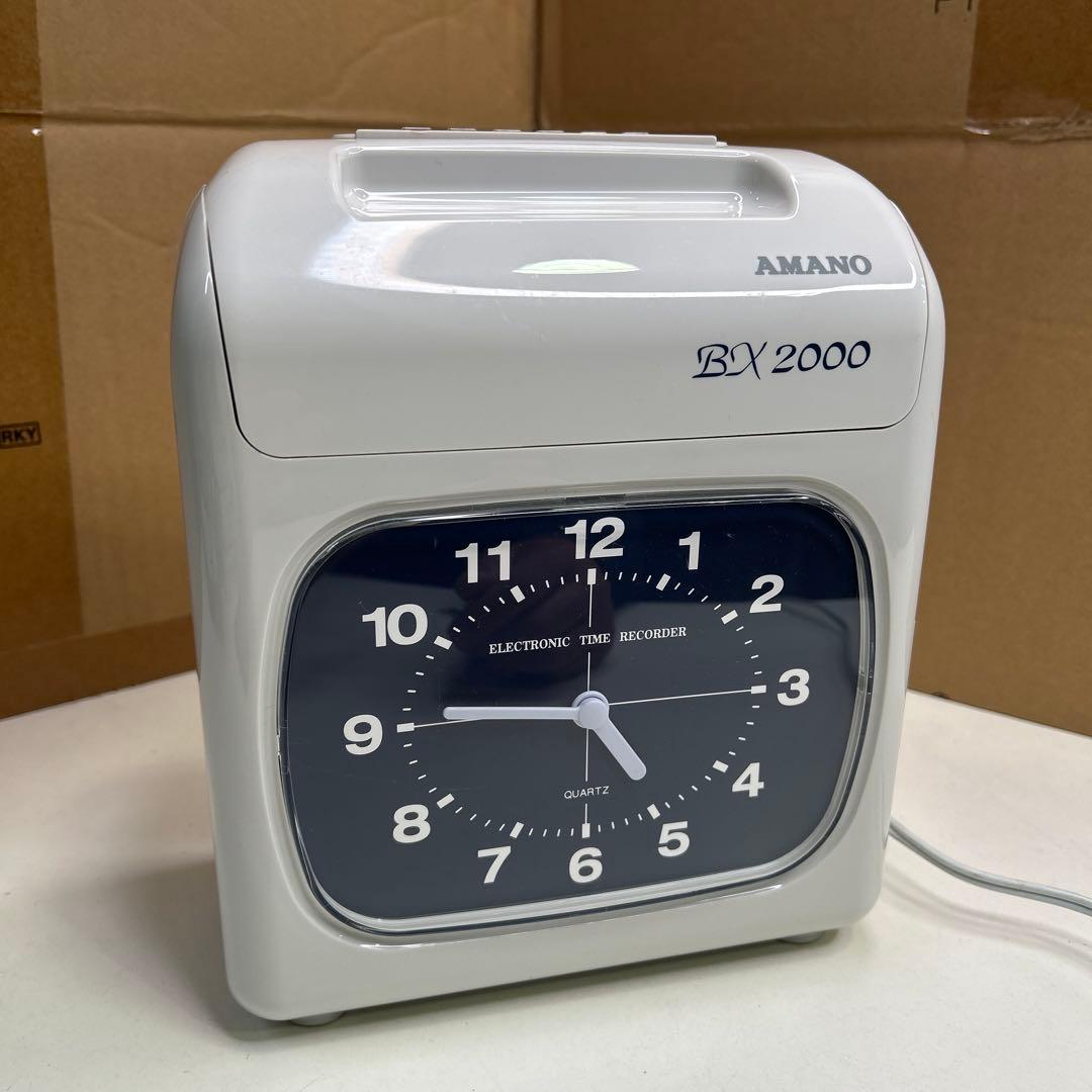 5532 アマノタイムレコーダー　BX2000 付属カード248枚付き
