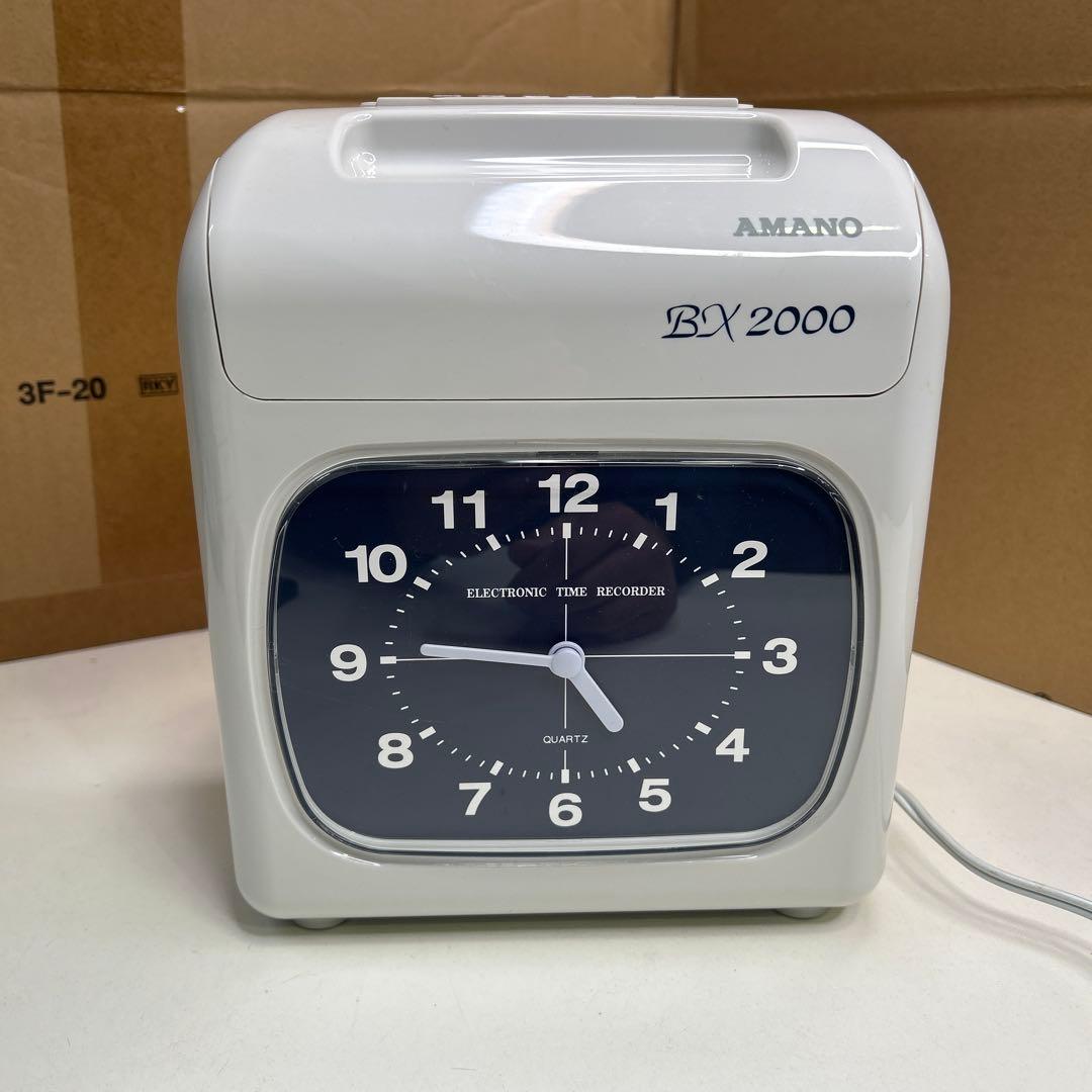 5532 アマノタイムレコーダー　BX2000 付属カード248枚付き