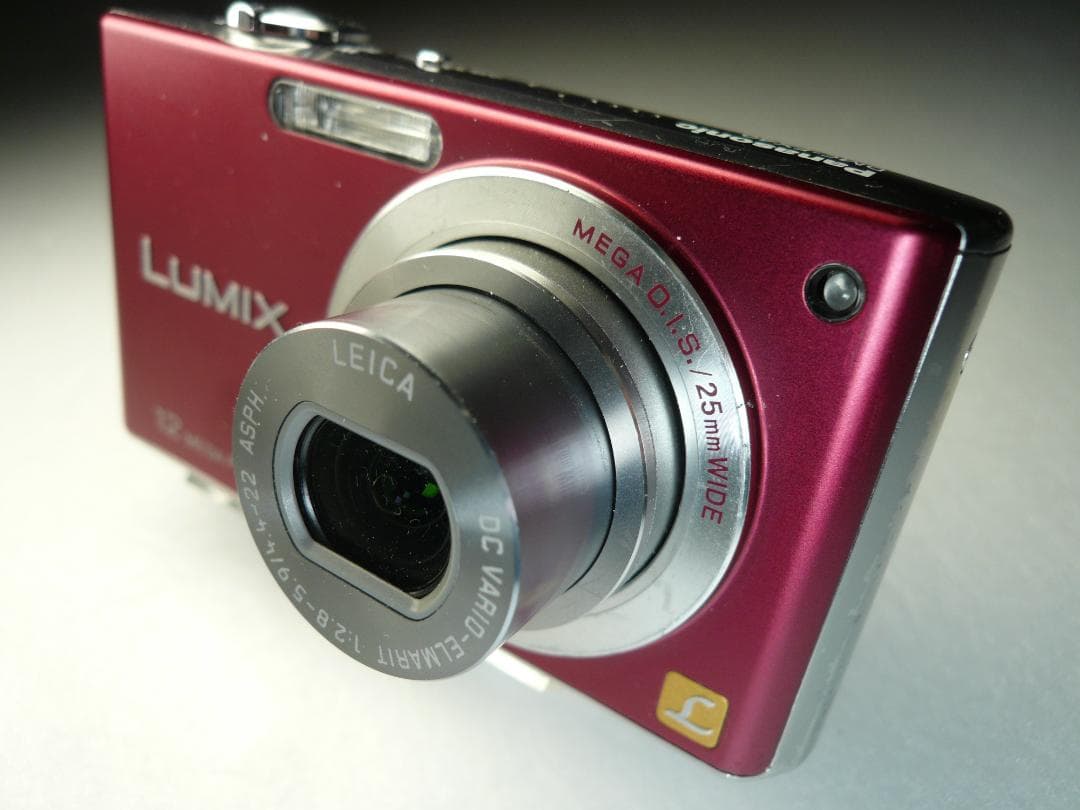 LUMIX★DMC-FX40⭐️レッド⭕️安心の実働品★5倍ズーム1210万画素